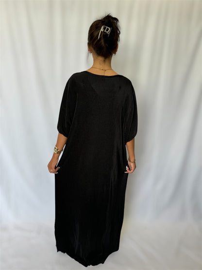 Long flowy dress with v neck