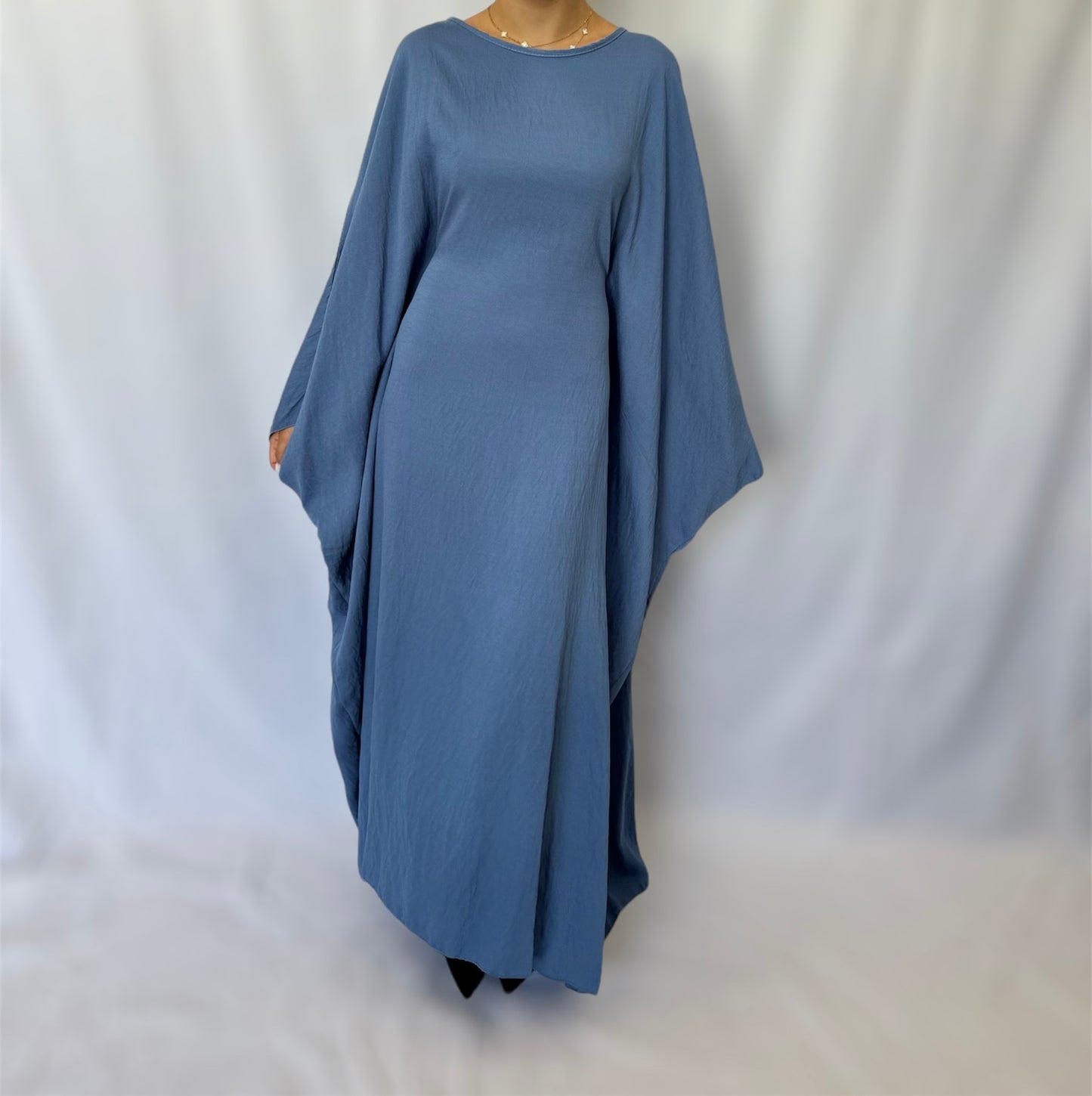 Linen bat dress