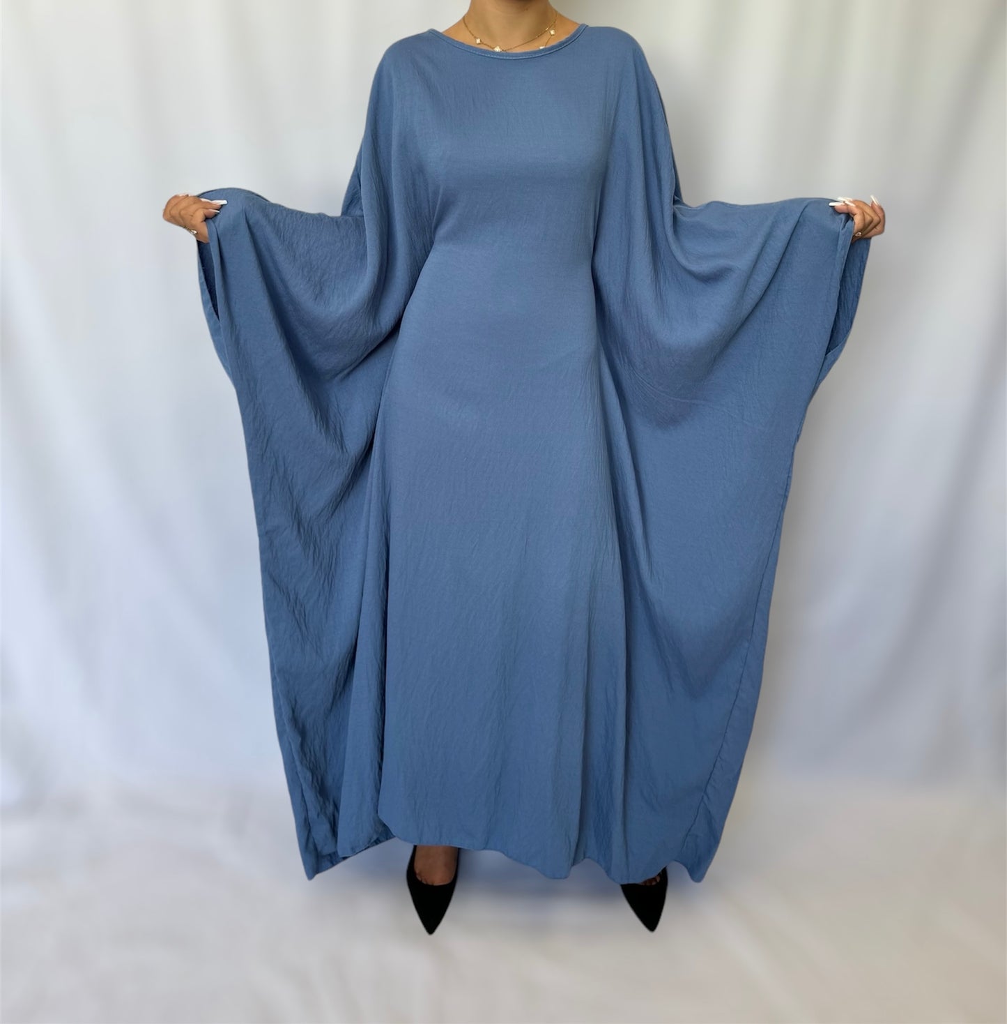 Linen bat dress