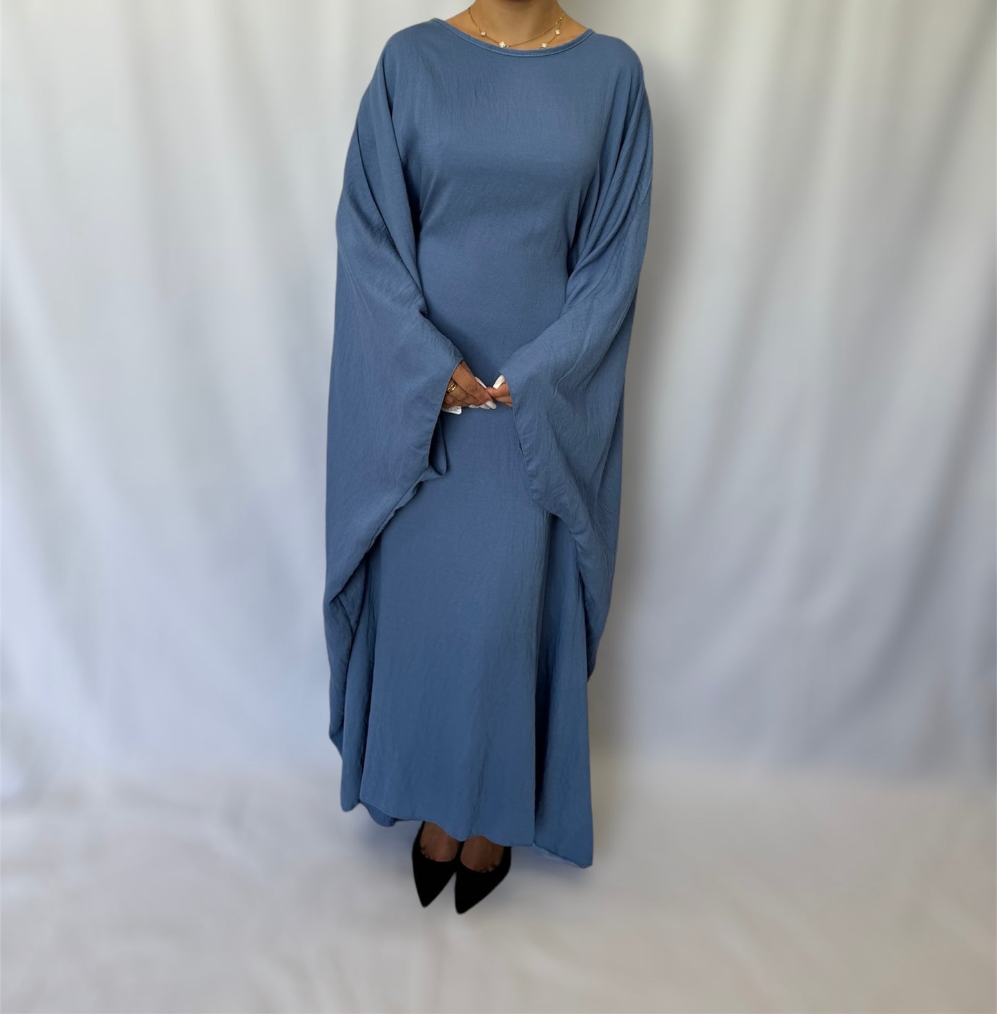 Linen bat dress