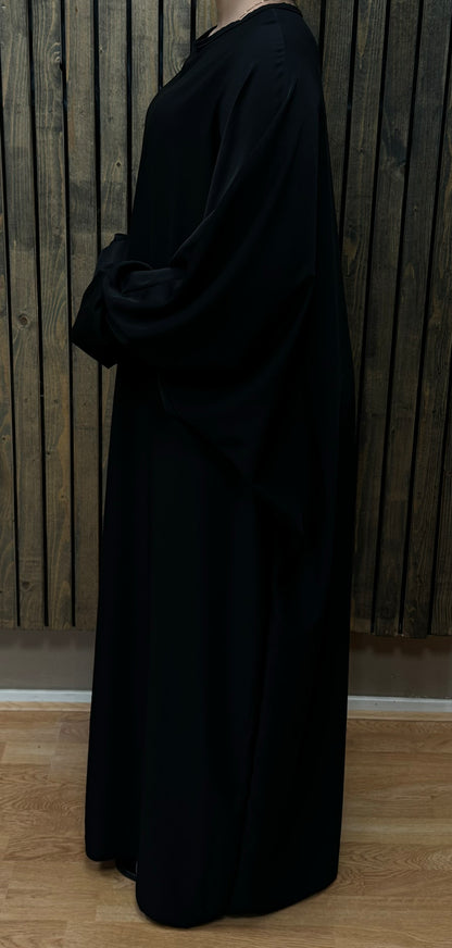 Abaya dress with butterfly sleeve