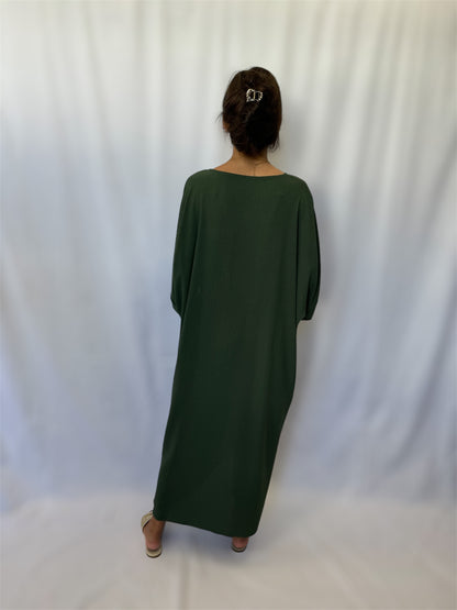 Long flowy dress with knot