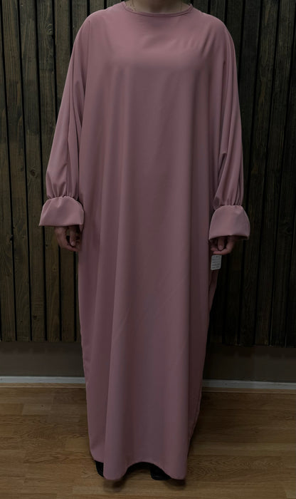 Abaya dress with butterfly sleeve