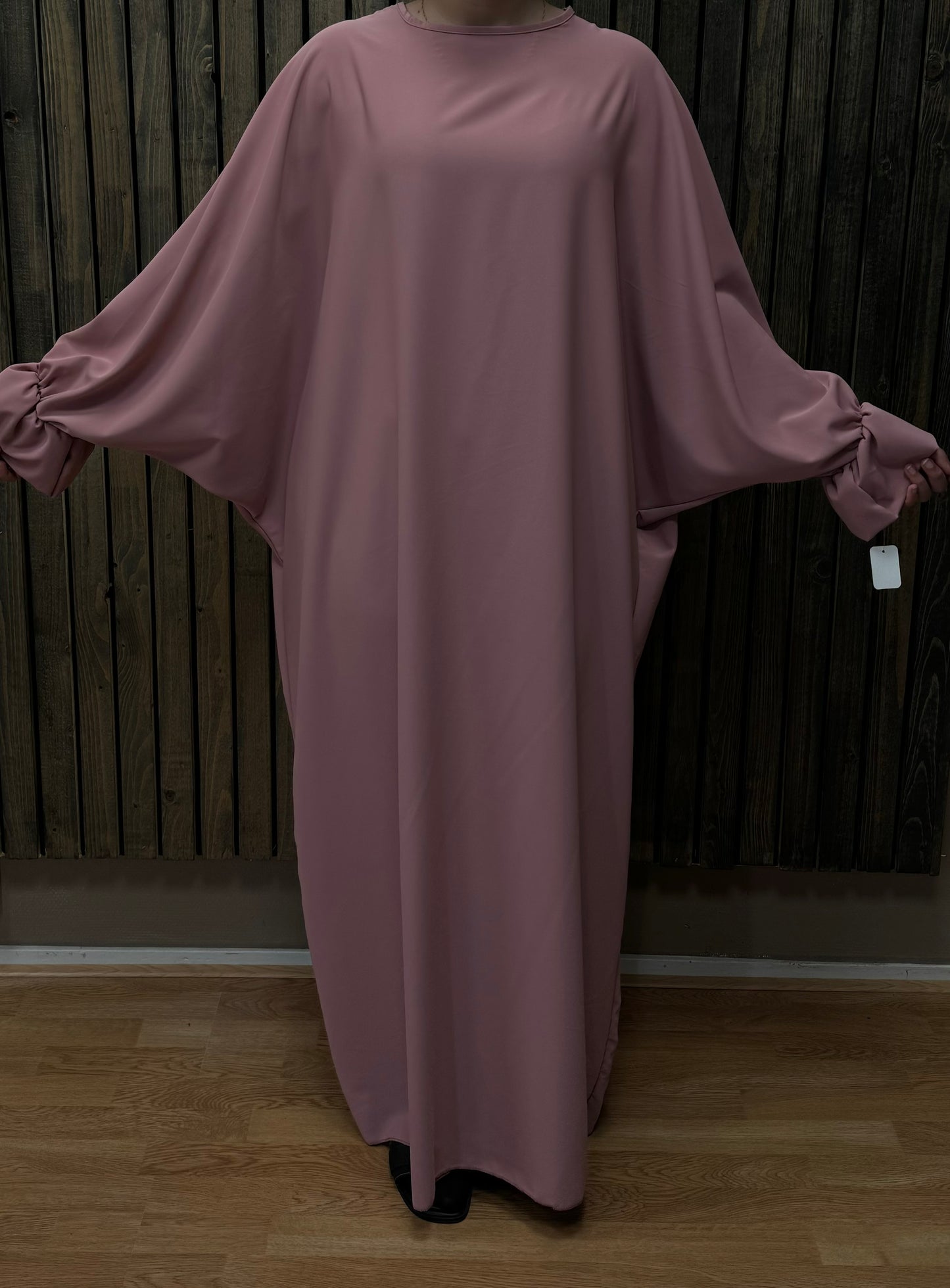 Abaya dress with butterfly sleeve