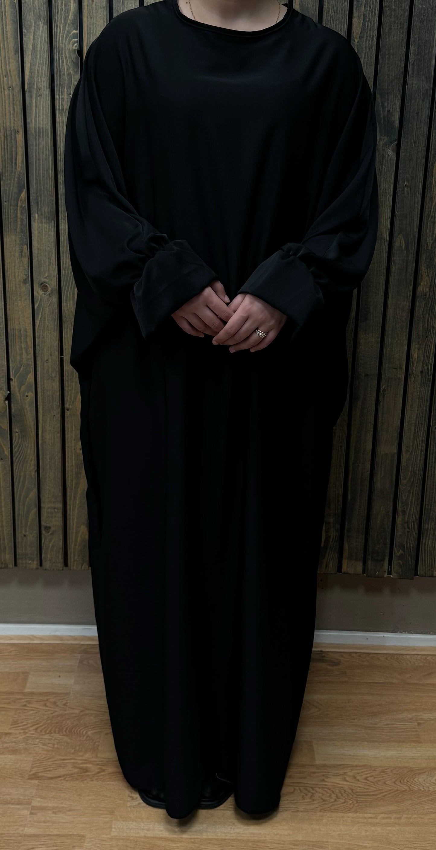 Abaya dress with butterfly sleeve