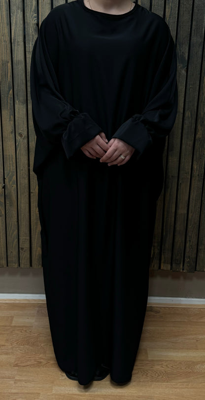 Abaya dress with butterfly sleeve