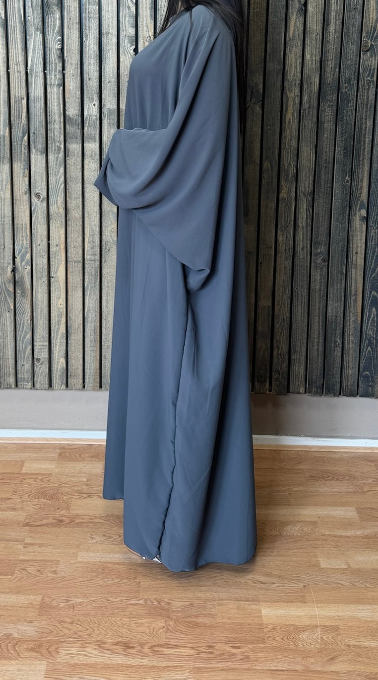 Abaya dress with butterfly sleeve