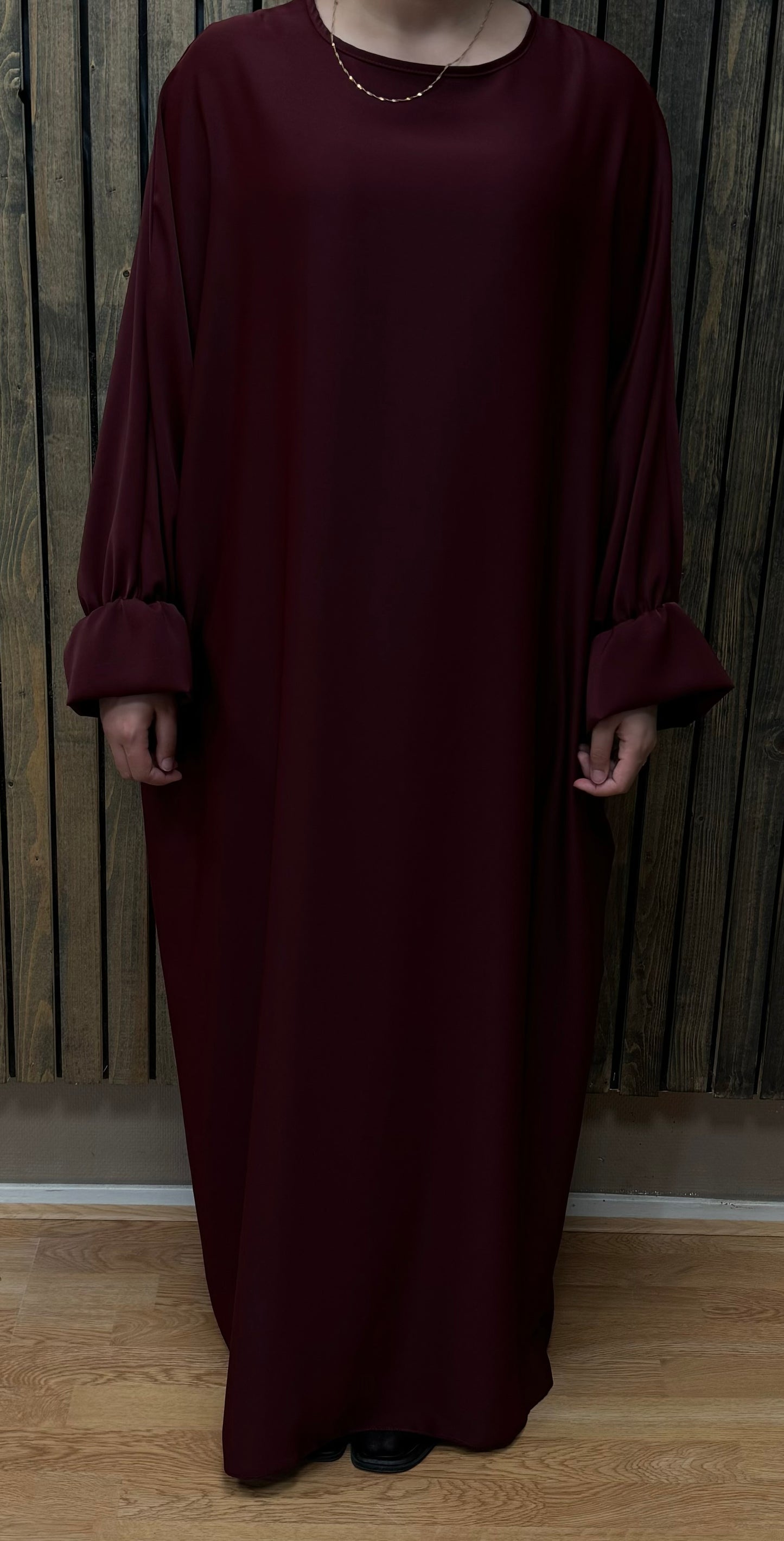 Abaya dress with butterfly sleeve