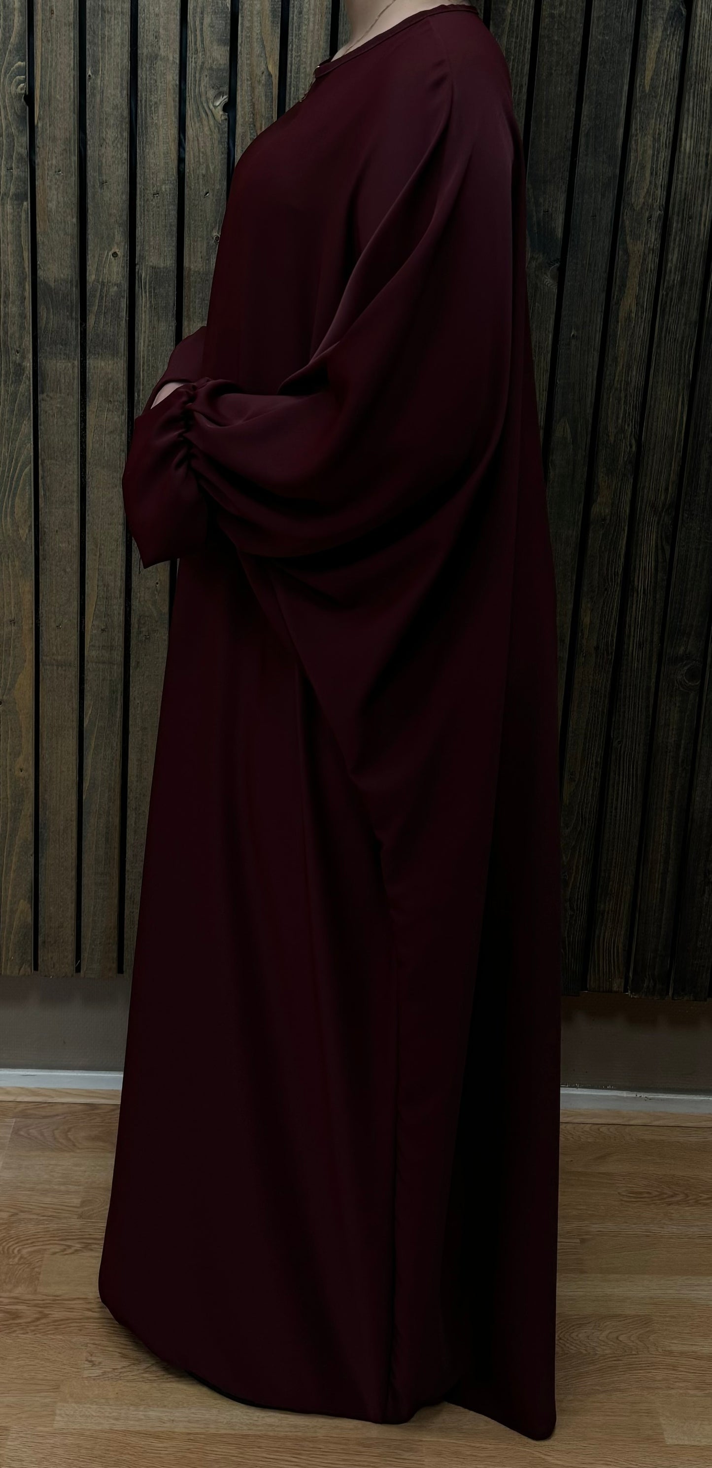 Abaya dress with butterfly sleeve