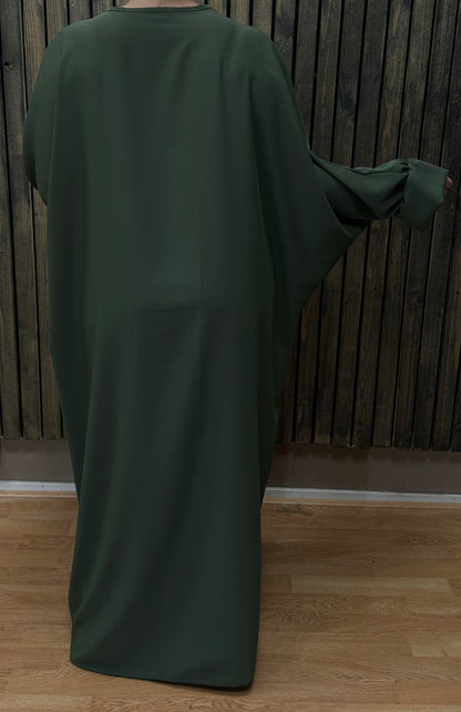 Abaya dress with butterfly sleeve