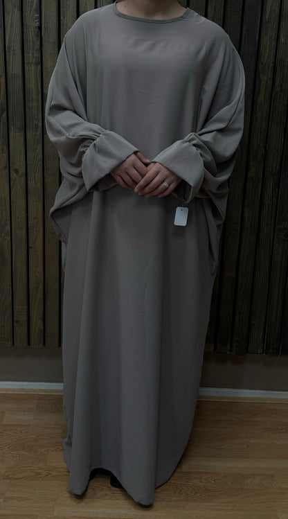 Abaya dress with butterfly sleeve