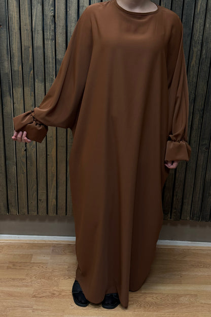 Abaya dress with butterfly sleeve