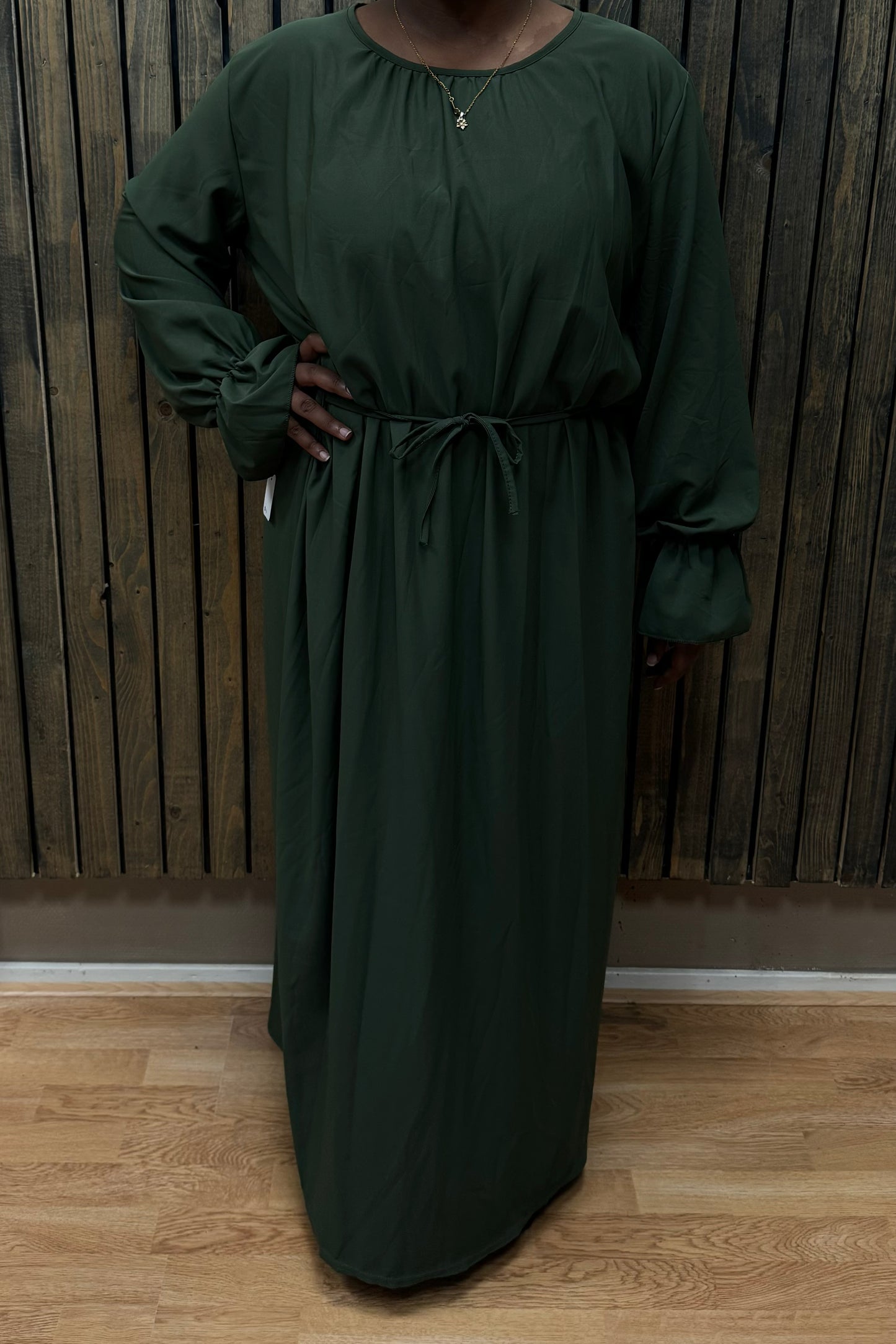 Long sleeve dress with ruffles